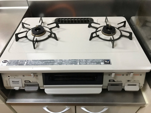 使用一年 リンナイのガステーブル LPガス 左大