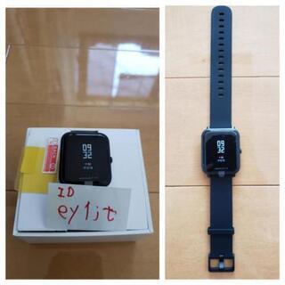値下げ！！美品 日本語対応 シャオミ Amazfit Bip スマートウォッチ 男女兼用 Xiaomi アップルウォッチの画像