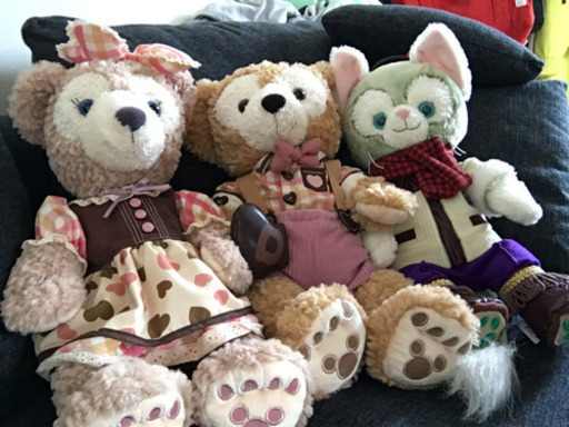 ダッフィ、シェリーメィ、ジェラトーニ