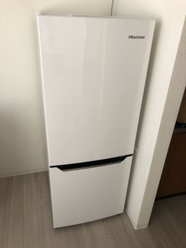 新品同様 Hisenseハイセンス 2ドア冷凍冷蔵庫