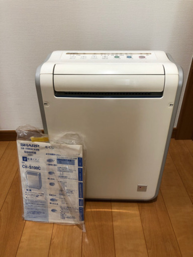 シャープ 冷風・衣類乾燥・除湿機 除菌イオン プラズマクラスター