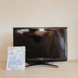 SHARP AQUOS 2011年製 26インチ 液晶カラーテレビ