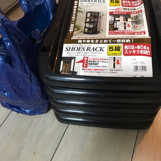シューズラック兼傘立ての画像