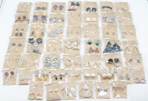 【在庫処分】高品質 イヤリング 50個 卸売 店頭在庫品 業者向け まとめて アクセサリー まとめ売り ほぼ未使用品 在庫一掃セール【4】