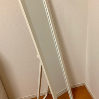 スタンドミラー(全身鏡)・ホワイト