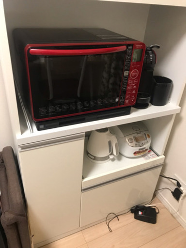 白い食器棚 チェスト