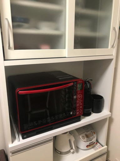 白い食器棚 チェスト