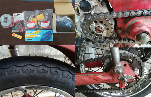 ホンダ　３速リトルカブ　軽整備済　グリップヒーター付