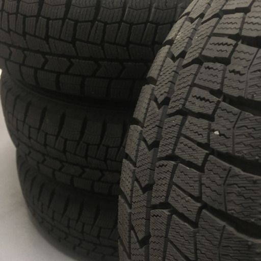 120-1ダンロップスタッドレスタイヤWINTERMAXX165/65R14 14×5J +39 ホイール付4本セット 2018年バリ山イボあり