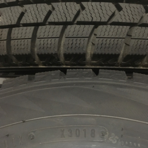 120-1ダンロップスタッドレスタイヤWINTERMAXX165/65R14 14×5J +39 ホイール付4本セット 2018年バリ山イボあり