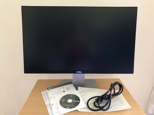 【お譲り完了】Dell モニター 23.8インチ 液晶ディスプレイ ブラック x シルバー（2014年2月購入：動作品）