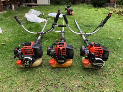 ヤンマーとキョーリツの草刈機