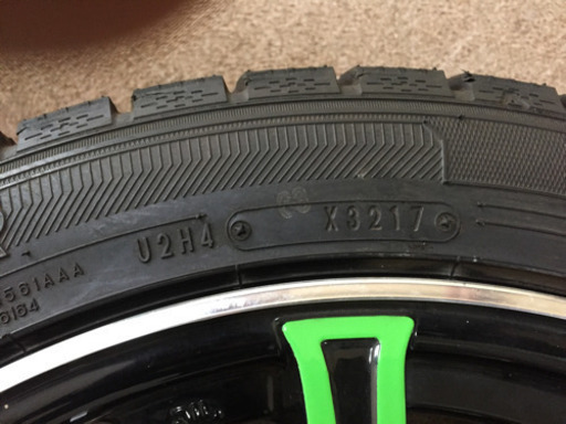 売約済　軽量17インチホイール 冬タイヤほぼ未使用