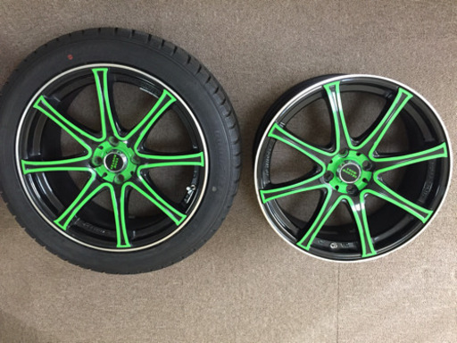 売約済　軽量17インチホイール 冬タイヤほぼ未使用