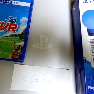 「PSVRとみんなのGOLFVR　MOVEコントローラーセットで」　美品　使用少ない　Camera 同梱版　PlayStation 　PSMOVEコントローラー付き　ゴルフ　プレステ　プレイステーション　の画像
