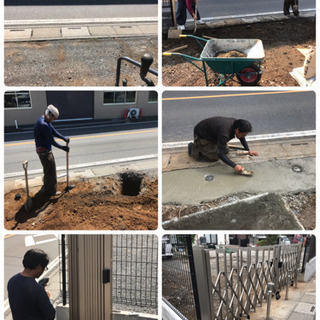 駐車場土間コンクリート♪ブロックフェンス工事致します 所沢市、狭...