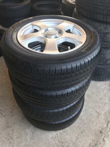 175/65/14アルミホイール付きノーマルタイヤ★取り付け無料★
