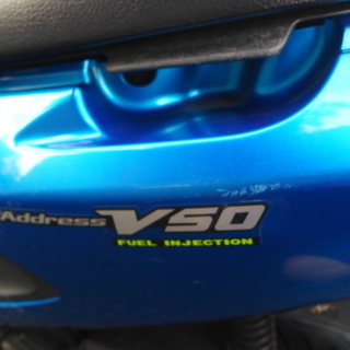 スズキ SUZUKI 原付バイク スクーター アドレスV50 4サイクル CA44A 人気のトリトンブルーメタリック　の画像