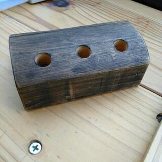 自作ペン立てです。