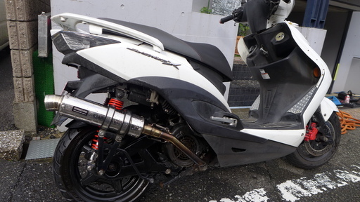 ビームス BEAMS　REVO レボ　ステンマフラー.シグナスX　.SE12J.SE44J.　1型2型3型4型5型　 Ｏ2穴無しでも有り車体ＳＲ使用可能