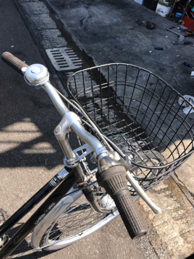 お取り引き感謝【丸石サイクル】２７インチ・シティーサイクル・オートライト・６段変速・中古