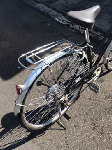 お取り引き感謝【丸石サイクル】２７インチ・シティーサイクル・オートライト・６段変速・中古