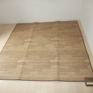 ホットカーペット　２畳用　フローリング調の画像