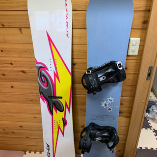 スノーボード 板2枚&靴 3点セット メンズ