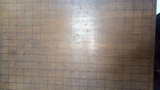 碁石、碁盤セット。　足付き