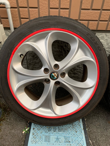 【美品】アルファロメオ純正タイヤホイールセット