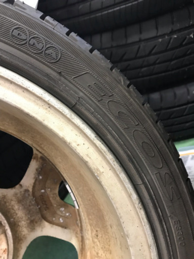 モコ使用 日産純正ワッフルデザイン アルミホイール 165/50R15 ヨコハマタイヤセット ワゴンR エブリー デイズ キューブ マ