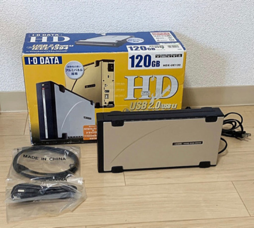I-O DATA 120GM HDX-UE120 USB2.0/1.1\u0026IEEE1394対応 外付HD アイ・オー・データ