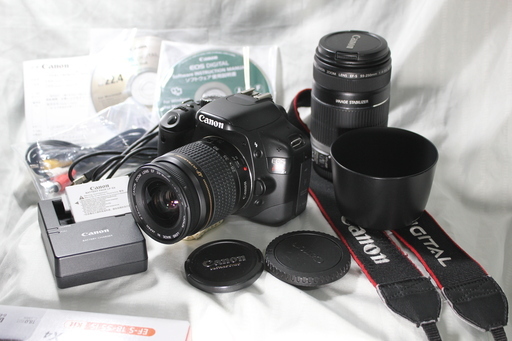 美品キヤノン CANON EOS Kiss X4 ダブルズーム
