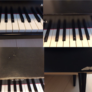 【値下げ❗️】カワイ ミニグランドピアノ #1114  本格的 KAWAI ブラック ミニピアノ おもちゃの画像