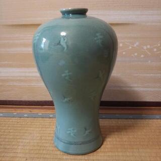 高麗青磁  韓国青磁  花瓶  趙京