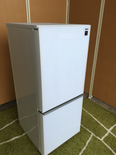 ☆シャープ☆高品位ガラスドア☆2ドア冷蔵庫☆完全動作品