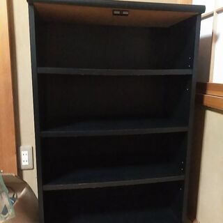 本棚（高さ90幅60奥行30)黒色