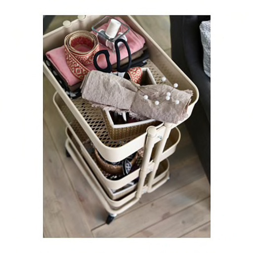 【未使用新品】IKEA/キッチンワゴン/ベージュ