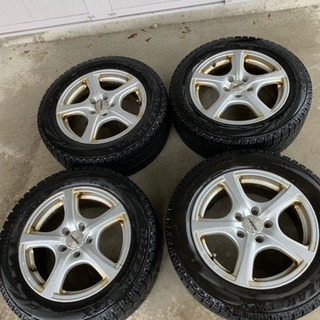 215/55r16 ブリジストンVRX アルミホイール付き