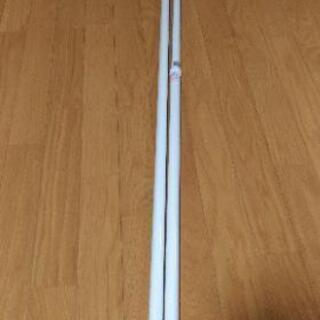 物干し竿2本(白100-190cm)
