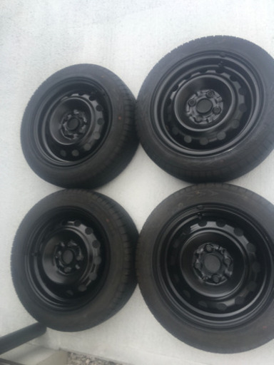 14インチ 5.5J テッチン タイヤ付き
