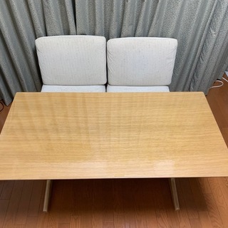 無印良品/MUJI　リビングでもダイニングでもつかえるシリーズ　テーブル・ソファセット