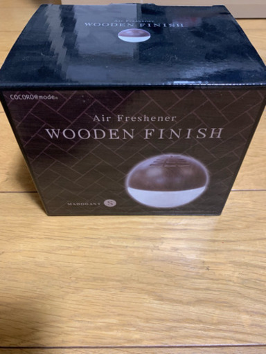 【新品未使用】空気清浄機 エアーフレッシュナー WOODEN FINISH