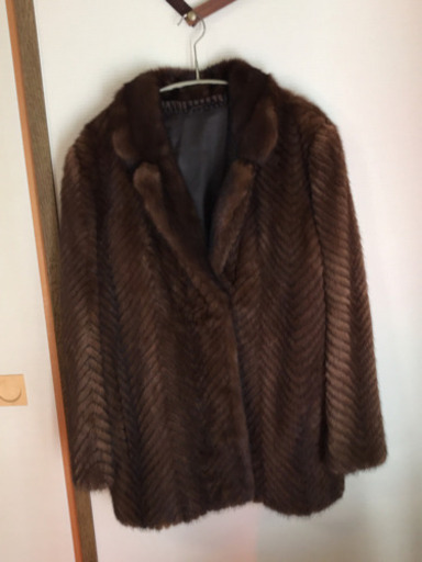 大幅に値下げします^_^ミンクのコート M〜L 肩パッドなし  Aライン