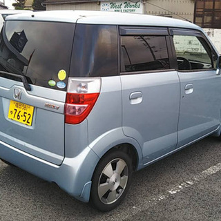 激安！車検付きホンダゼスト上位グレードのＷ、シリウスブルーメタリック、オーデオ、アルミ（極めて綺麗）、キーレス、フルエアロ、フル装備の画像