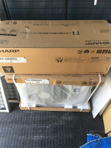 新品 エアコン シャープ 2.2kg ay-h22dg
