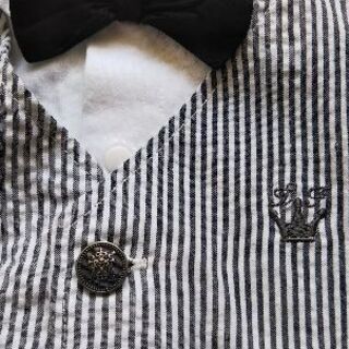 フォーマル ロンパース 男の子 70 半袖の画像