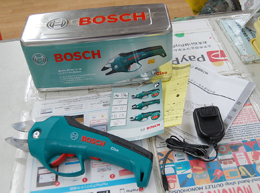 BOSCH バッテリーせん定ばさみ CISO 3.6V リチウムイオンバッテリー /ボッシュ  元箱付 ☆ PayPay(ペイペイ)決済可能 ☆ 札幌市 清田区 平岡