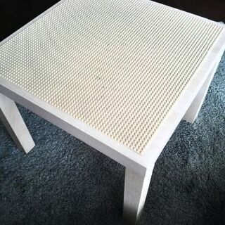 レゴ　テーブル　基礎版付(ベージュ）作業台　　IKEA