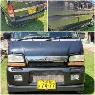 DA52W スズキ　エブリィーワゴン　ターボ　5MT 車検32年3月　部品取りの画像